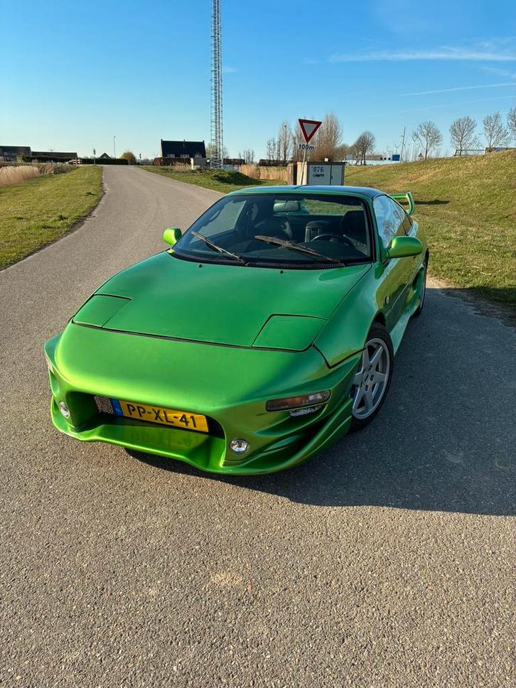 Toyota MR2 2.0 T-Top, Auto's, Toyota, Particulier, MR2, Benzine, Coupé, Handgeschakeld, Geïmporteerd, Groen, Zwart, Leder, Achterwielaandrijving