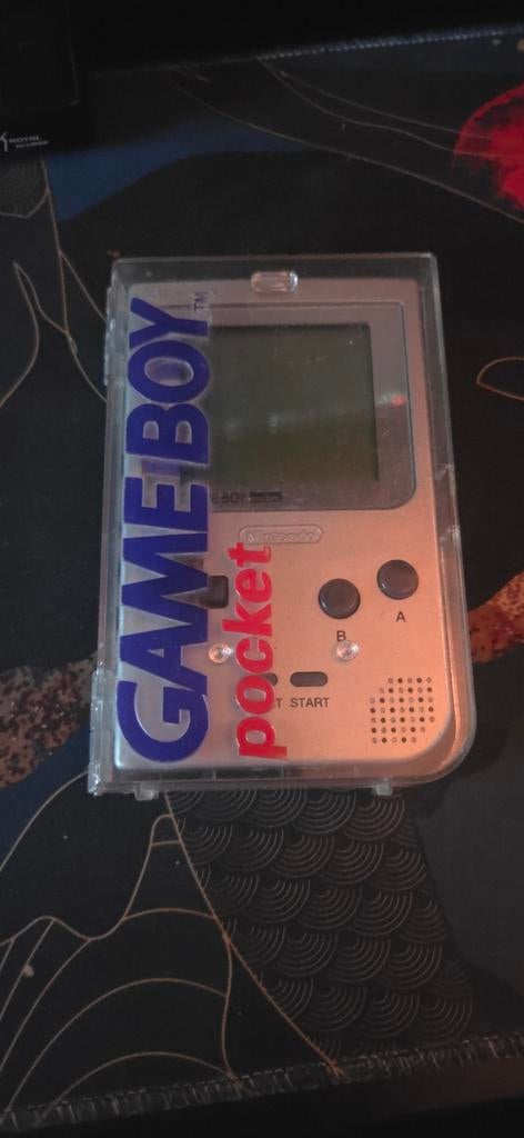 Gameboy Pocket Grijs + Case, Spelcomputers en Games, Spelcomputers | Nintendo Game Boy, Game Boy Pocket, Ophalen