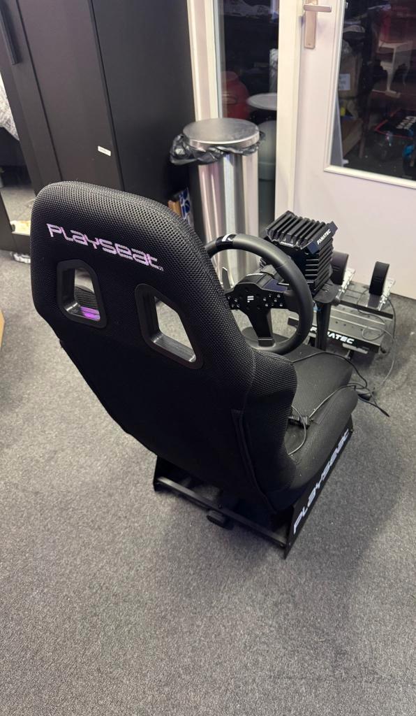 Playseat Evolution + Fanatec CSL Bundle, Spelcomputers en Games, Games | Overige, Zo goed als nieuw, Racen en Vliegen, 1 speler