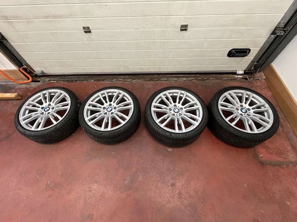 Originele 19” BMW 403M Velgen + zgan Pirelli P ZERO banden, Ophalen, Gebruikt, BMW