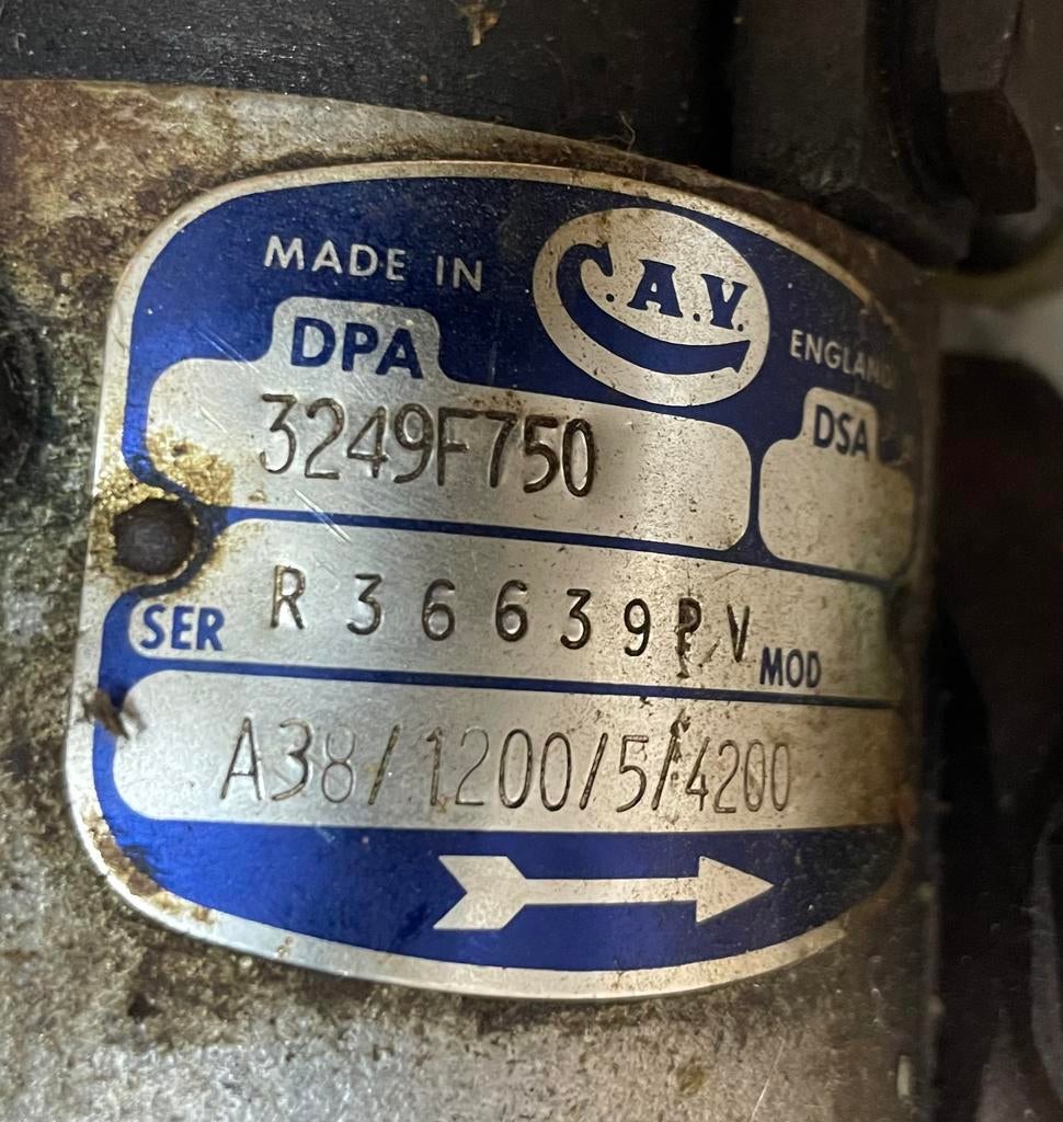 dpa 3249f750 dieselpomp land rover, Auto-onderdelen, Ophalen, Gebruikt, Nvt, Nvt