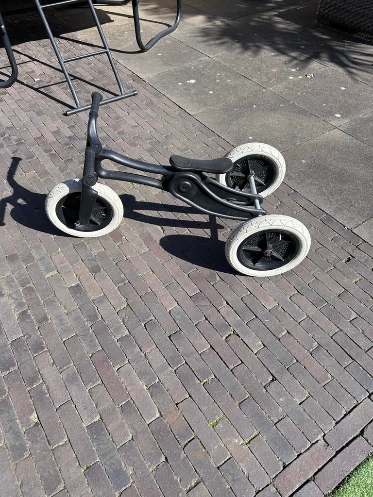 Zwarte driewieler met witte wielen, Fietsen en Brommers, Ophalen, Gebruikt