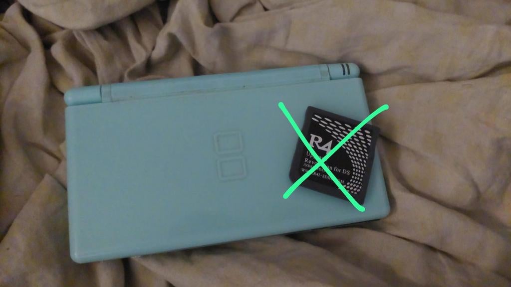 Nintendo DS Lite (lichtblauw), Ophalen of Verzenden, Gebruikt, Blauw, DS Lite