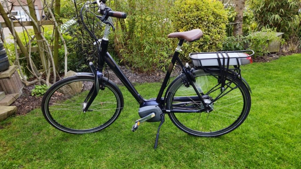 Elektrische Sparta fiets met middenmotor type M8I, Fietsen en Brommers, Fietsen | Dames | Damesfietsen, Ophalen, Sparta, Gebruikt