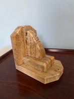 Vintage Art Deco stijl travertin boekensteun Jaren '70, Antiek en Kunst, Ophalen of Verzenden