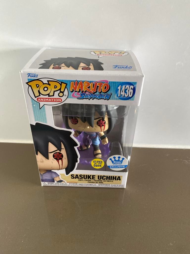 Funko Pop Sasuke Uchiha (Glow in the Dark), Ophalen of Verzenden, Zo goed als nieuw
