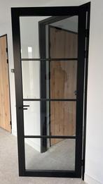 Prachtige Staal-Look Deur Incl. Kozijn, Beslag & Scharniere, Doe-het-zelf en Verbouw, Deuren en Horren, Ophalen, 80 tot 100 cm