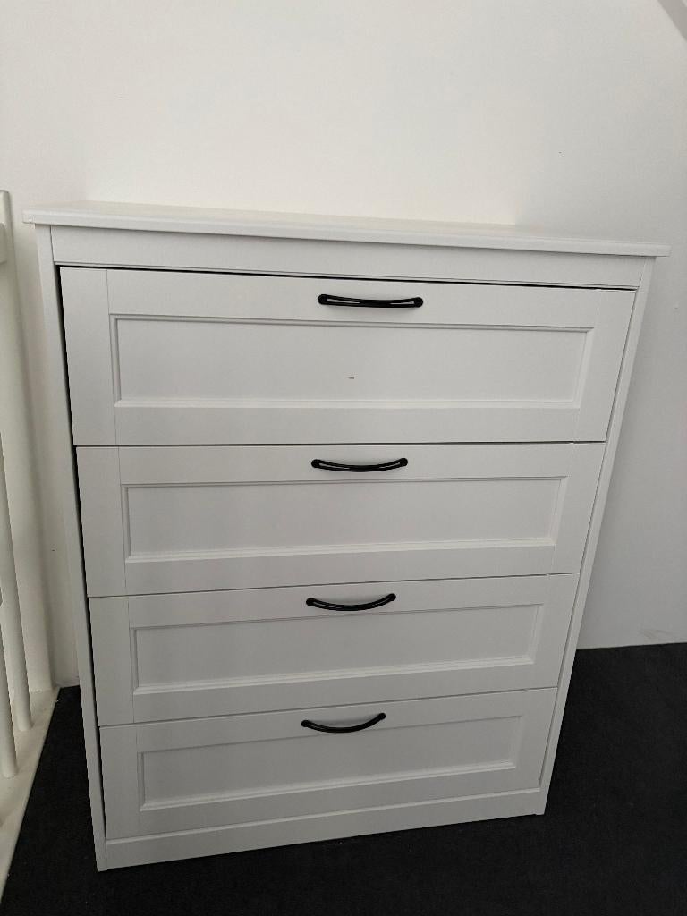 IKEA Songesand - Ladekast met 4 lades, Ophalen, 100 tot 150 cm, 50 tot 100 cm, Zo goed als nieuw