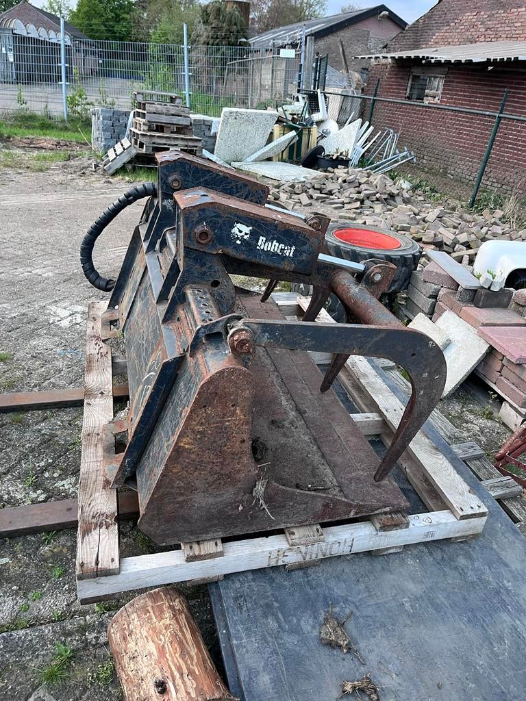 Bobcat Knijpbak / Houtknijper, Zakelijke goederen, Agrarisch | Werktuigen, Overige, Overige typen, Ophalen