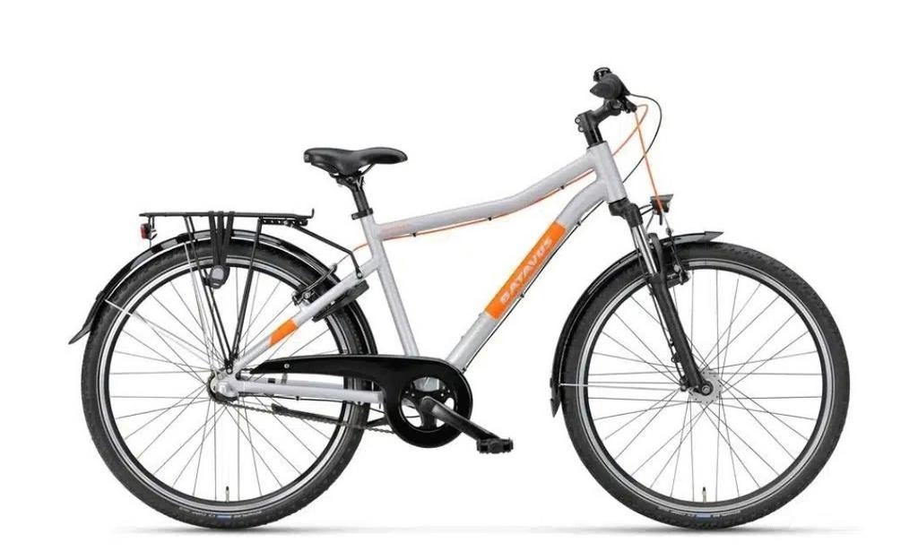 Batavus Booster HR3 26 inch Jongensfiets - Grijs/Oranje, Fietsen en Brommers, Fietsen | Jongens, 26 inch of meer, Gebruikt, Versnellingen