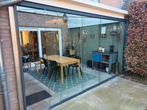 Aluminium schuifwand 420x230 + veranda met glasplaten, Tuin en Terras, Overkappingen, Ophalen, Gebruikt, Veranda
