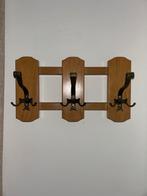 Houten kapstok met 3 haken, Huis en Inrichting, Ophalen, Gebruikt, Hout, Wandkapstok