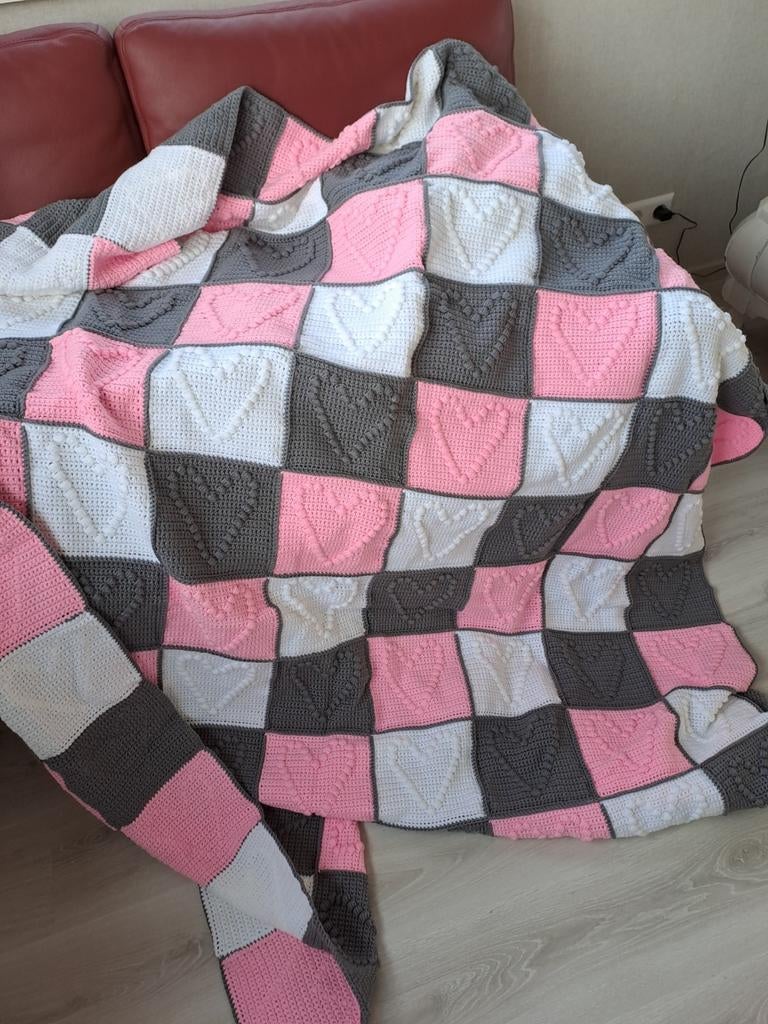 Gehaakte sprei, Huis en Inrichting, Woonaccessoires | Plaids en Woondekens, Ophalen
