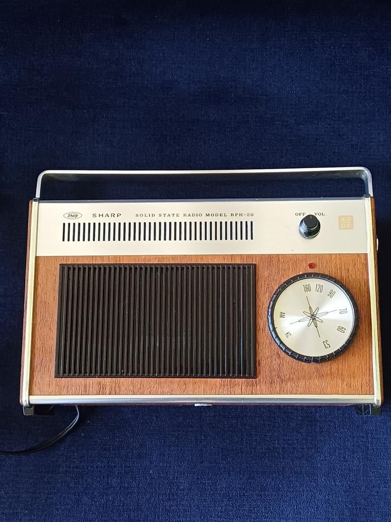SHARP Solid State radio BPH 20 - Vintage Japan 1964/1965, Audio, Tv en Foto, Radio's, Ophalen of Verzenden