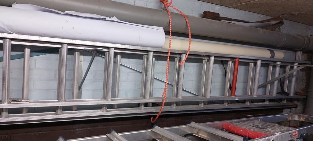 Altrex Ladder 3-delig AR 3070, Ophalen, Gebruikt, Ladder, Opvouwbaar of Inschuifbaar