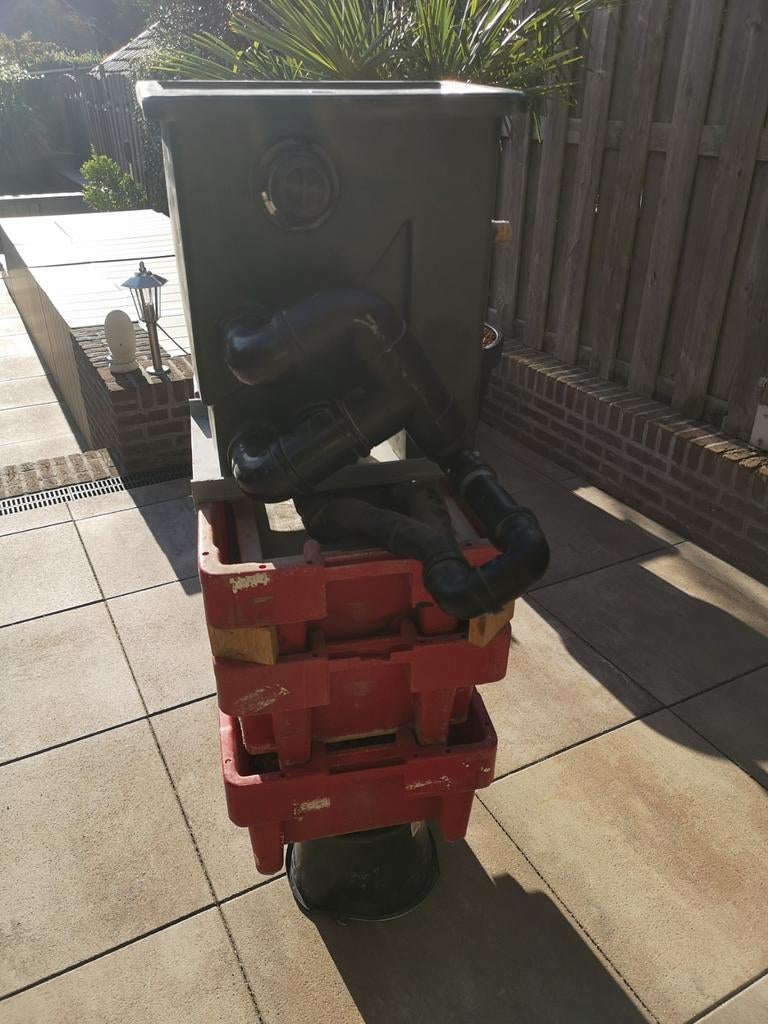 Zelfbouw trickle filter koivijver vijverfilter, Ophalen, Gebruikt, Vijverfilter