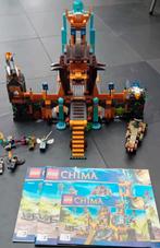 Lego Chima 70010 met boekjes en 8 poppetjes., Ophalen of Verzenden, Zo goed als nieuw