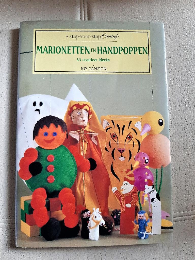 Marionetten en handpoppen – Joy Gammon (Hardcover), Ophalen of Verzenden, Zo goed als nieuw, Poppen maken, Joy Gammon