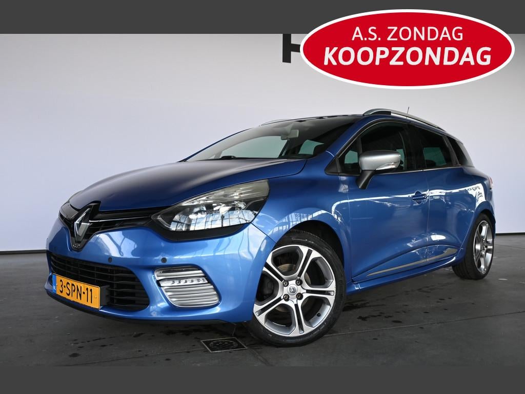 Renault Clio Estate 1.2 GT Automaat Clima Navigatie Dealer O, Euro 5, Stof, Gebruikt, 4 cilinders