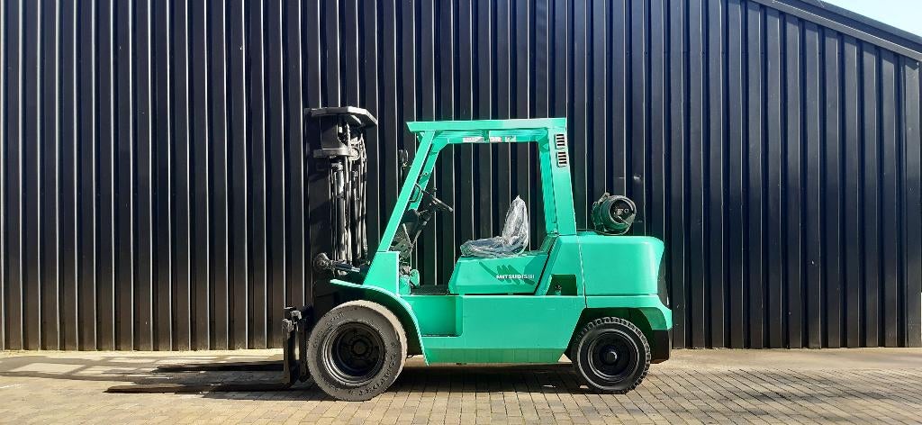 Heftruck Mitsubishi  5 ton LPG triplomast 4.75 m side shift, Heftruck, Meer dan 4000 kg, Mitsubishi, Ophalen