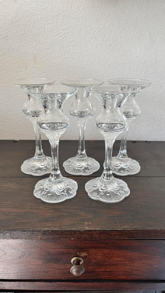 Set kristallen Rosenthal kandelaars, Antiek en Kunst, Antiek | Kandelaars, Kristal, Ophalen of Verzenden