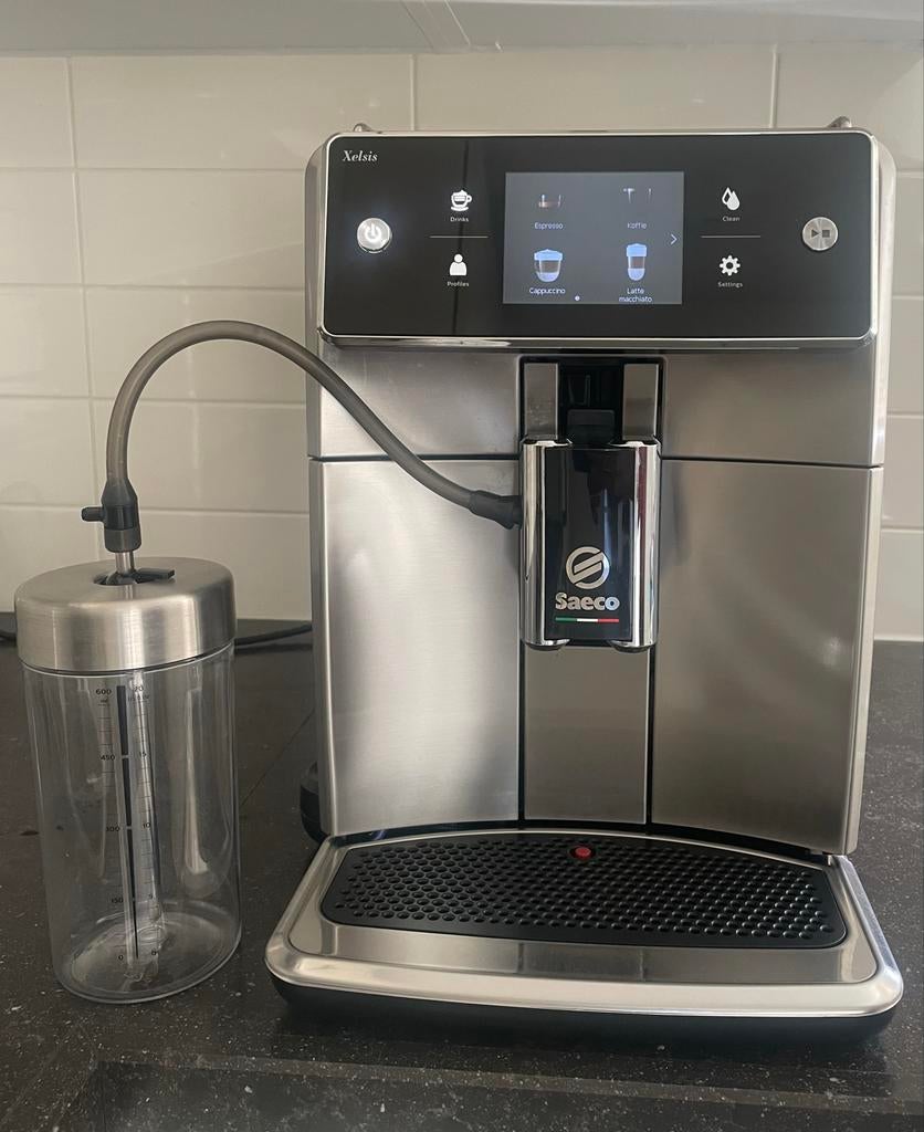 Saeco Xelsis SM7785 Volautomatische Espressomachine, Ophalen, Afneembaar waterreservoir, Gebruikt, Espresso apparaat