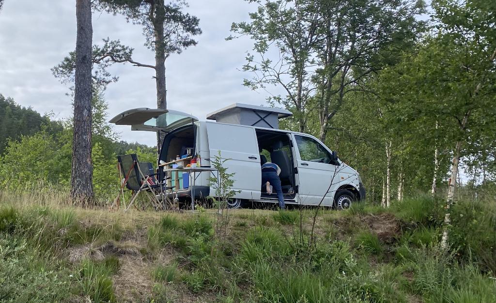 Camper volkswagen T5, Caravans en Kamperen, Campers, Buscamper of Camperbus, Volkswagen, Tot en met 2, Particulier