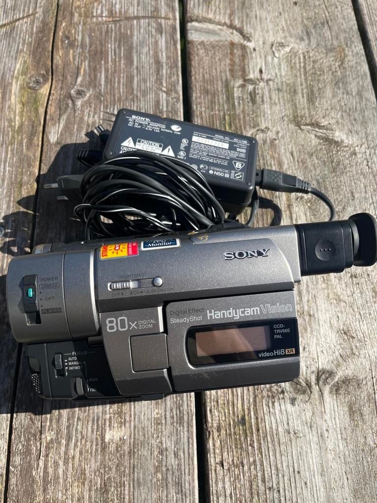 Sony Handycam Vision CCD-TRV66E PAL Video Hi8 XR, Ophalen of Verzenden, Hi 8, Camera