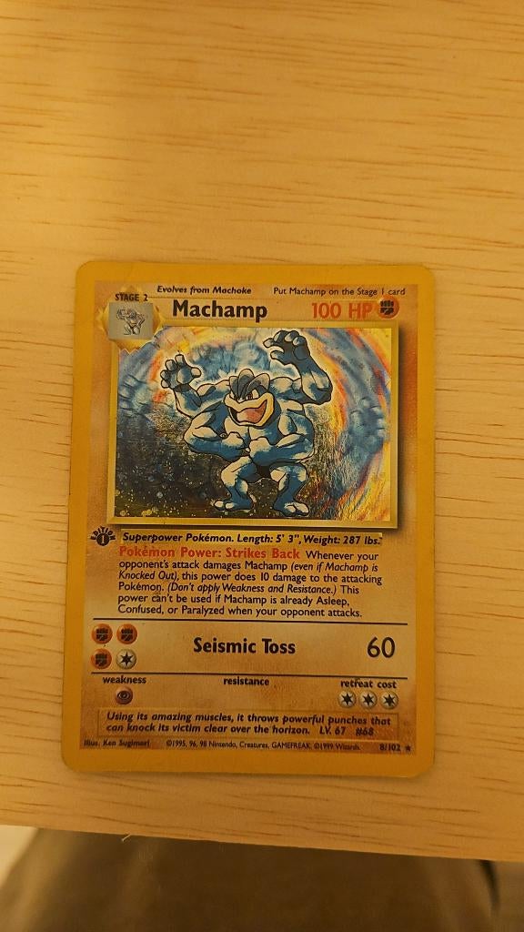 Pokemon 1e editie, Ophalen of Verzenden, Gebruikt