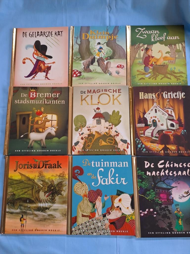 16 sprookjes gouden boekjes van de Efteling, Ophalen of Verzenden, Zo goed als nieuw
