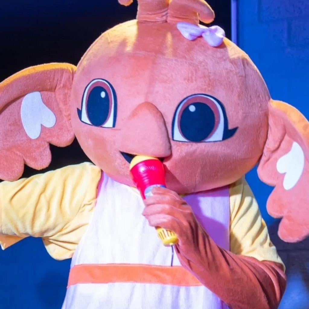 Mascotte pak te huur van sula, Hobby en Vrije tijd, Feestartikelen | Verhuur, Ophalen of Verzenden, Zo goed als nieuw, Overige