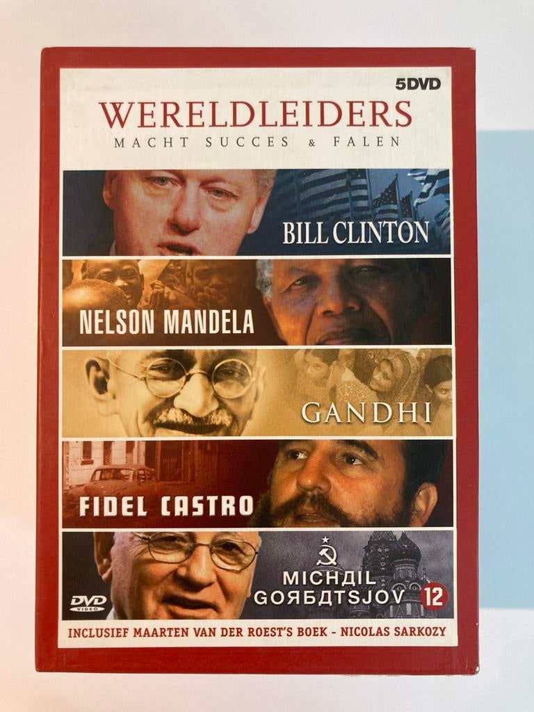 Wereldleiders: Macht, succes en falen, 2007 / 5x DVD + BOEK, Boxset, Ophalen of Verzenden, Zo goed als nieuw, Vanaf 6 jaar