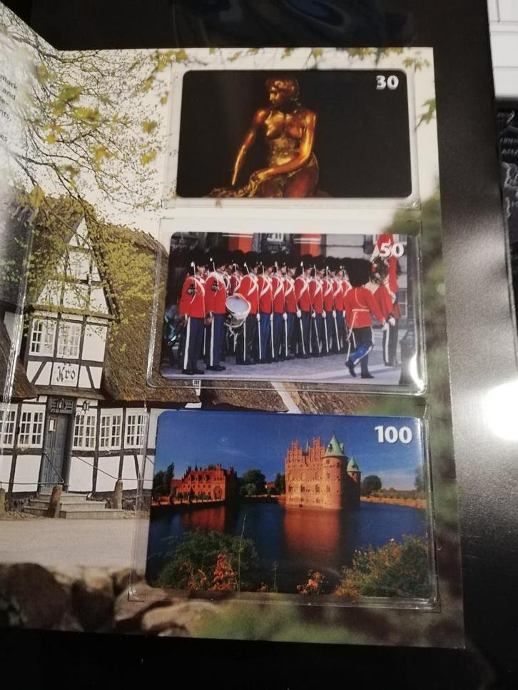 TELEFOONKAARTEN SET DENEMARKEN S46-S47-S48. MINT IN FOLDER, Verzamelen, Telefoonkaarten, Buitenland, Verzenden