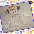 Veel-kleurige zomerjurk met cirkelrok, mt 104, Kinderen en Baby's, Kinderkleding | Maat 104, Ophalen of Verzenden, Zo goed als nieuw