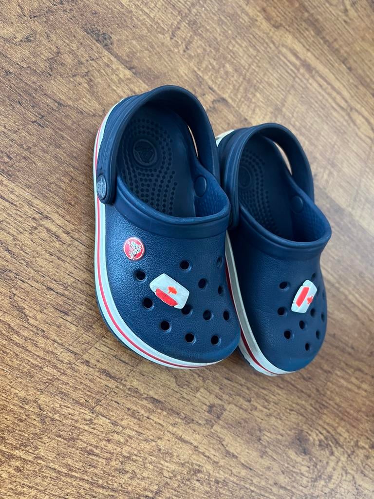 Crocs blauw maat 6 7, Ophalen, Zo goed als nieuw, Jongetje of Meisje, Overige typen