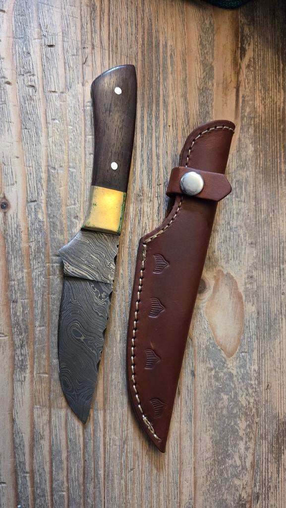 Damast staal dolk, mes, zwaard, sabel, Ophalen of Verzenden, Overige soorten, Mes of Dolk