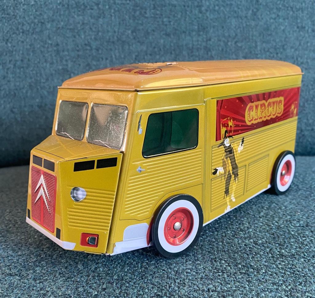 Citroën HY, H van (koek)blik met circus opdruk, Ophalen of Verzenden, Gebruikt, Auto's