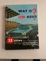 Wat is uw keus? 22 auto's getest door J.B.Th. Hugenholtz, Ophalen of Verzenden, Gelezen, Algemeen
