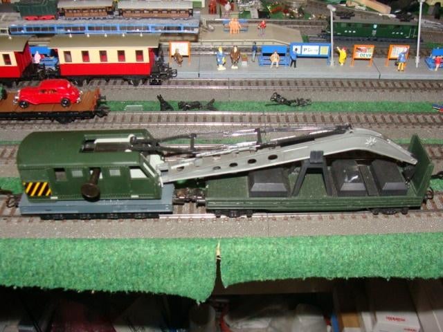 LIMA HIJS KRAAN, Hobby en Vrije tijd, Modeltreinen | H0, Gelijkstroom, Wagon, Ophalen of Verzenden, Zo goed als nieuw