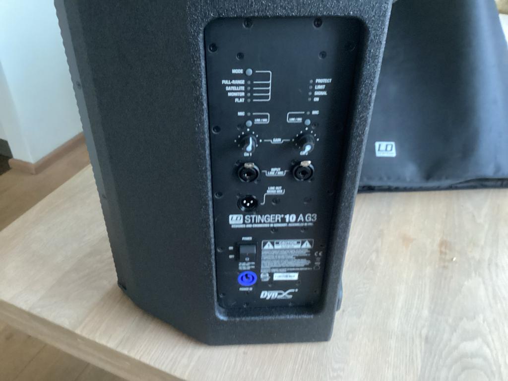 LD Stinger 10 A G3 speaker met beschermhoes, Overige typen, Zo goed als nieuw, 120 watt of meer, Ophalen