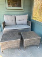 Leuke tuinset Wicker, perfect unbyuin of op balkon (breedte), Gebruikt, Hocker, Wicker, Ophalen