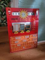 Oude gokkast glasplaat Merkur Venus, Ophalen of Verzenden, Gebruikt