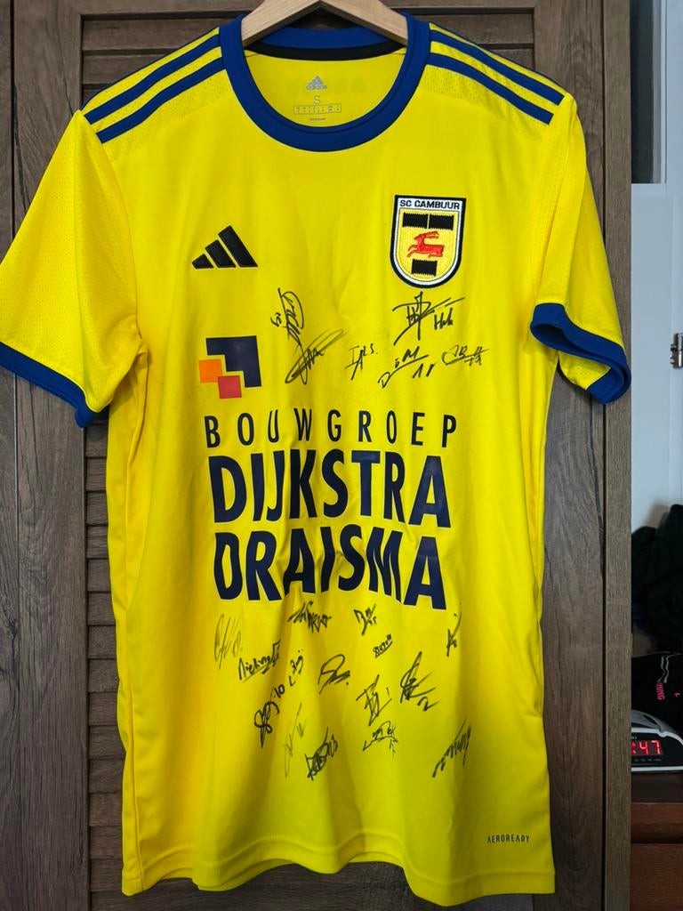 Gesigneerd shirt SC Cambuur, Ophalen of Verzenden, Nieuw, Overige binnenlandse clubs, Shirt