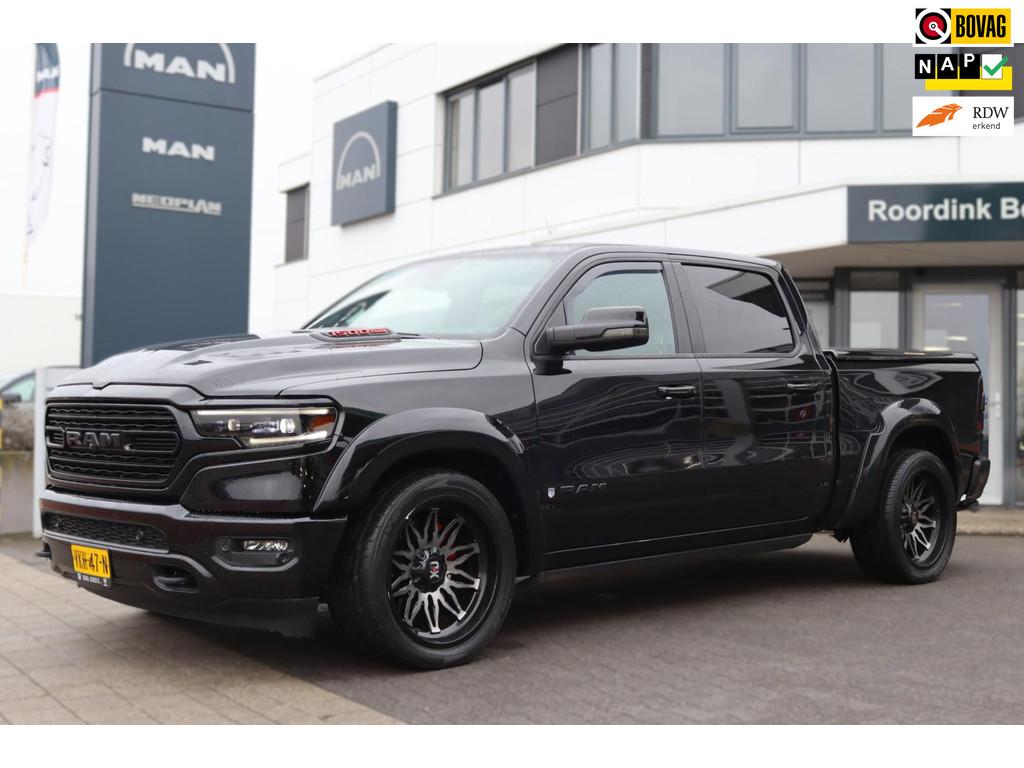 Dodge Ram 1500 5.7 V8 4x4 Hemi Crew Cab Limited Bad Ass edit, Automaat, Gebruikt, 5654 cc, Zwart