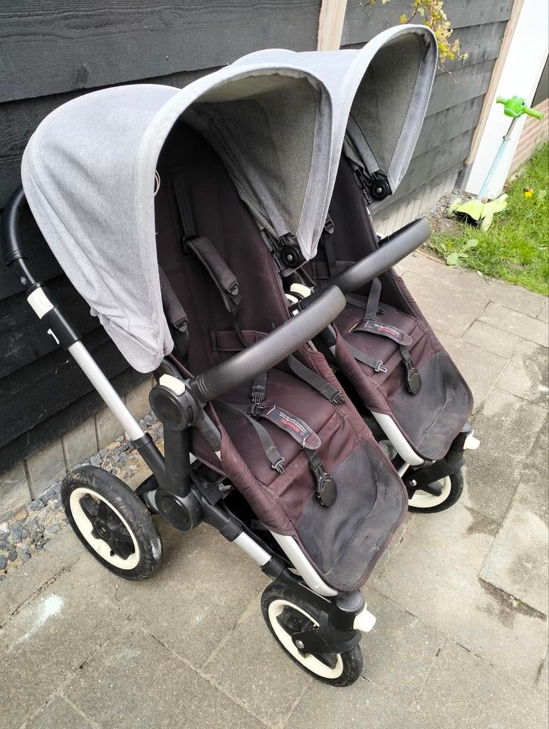 Buggaboo donkey twin met accessoires, Ophalen, Regenhoes