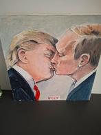 Donald Trump en Vladimir Putin - 'Fout' Schilderij, Ophalen of Verzenden