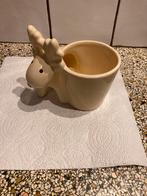 Leuk bloempotje rendier, Rond, Ophalen of Verzenden, Zo goed als nieuw, Aardewerk