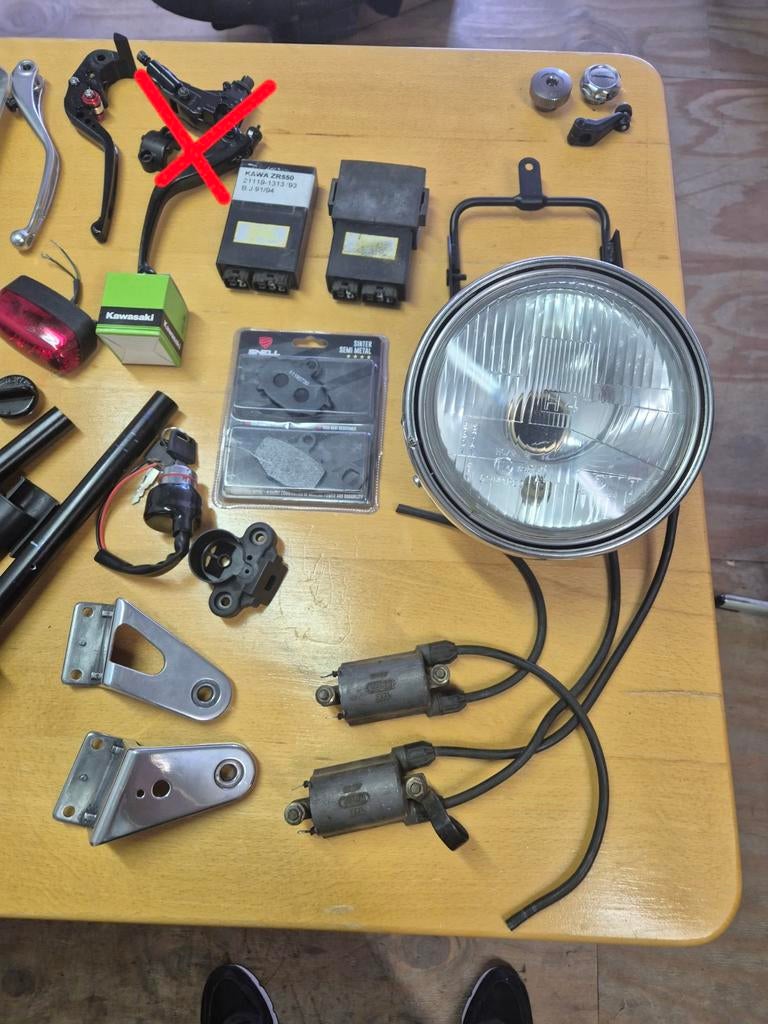 Caferacer onderdelen diverse oa kawasaki triumph, Ophalen of Verzenden