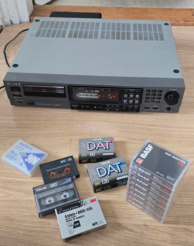 Sony DTC-2500A DAT+ sony MDS-JE530, Ophalen of Verzenden