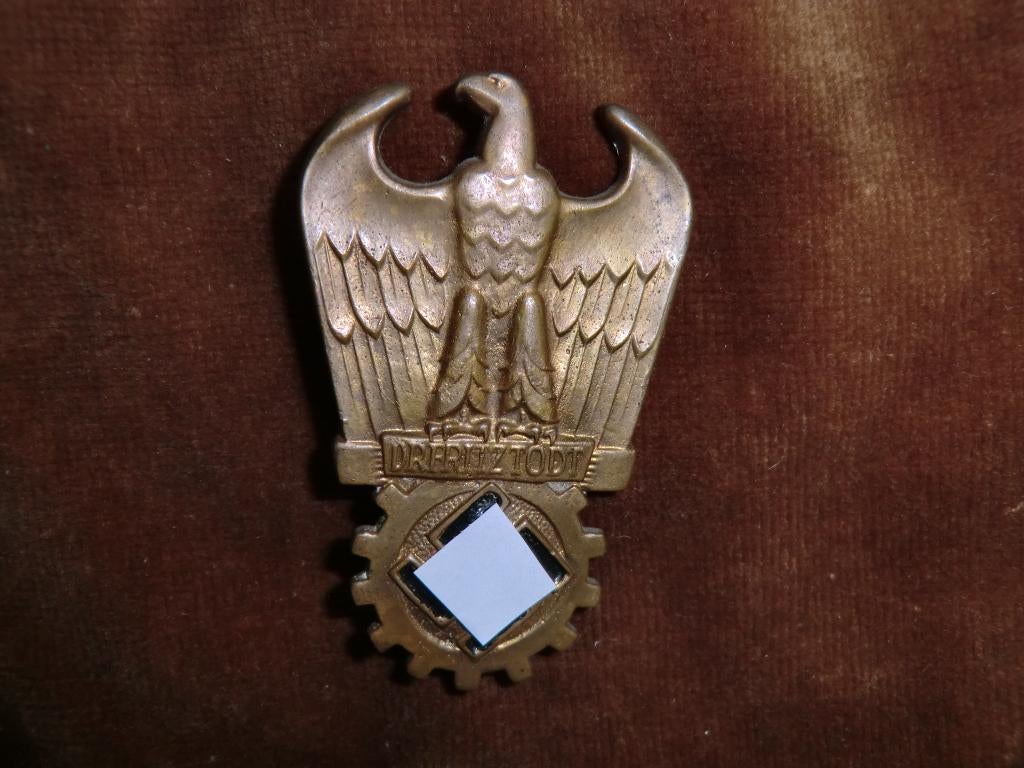 Duitse Medaille Dr.Frits Todt, Verzamelen, Ophalen of Verzenden, Overige soorten, Duitsland, Lintje, Medaille of Wings